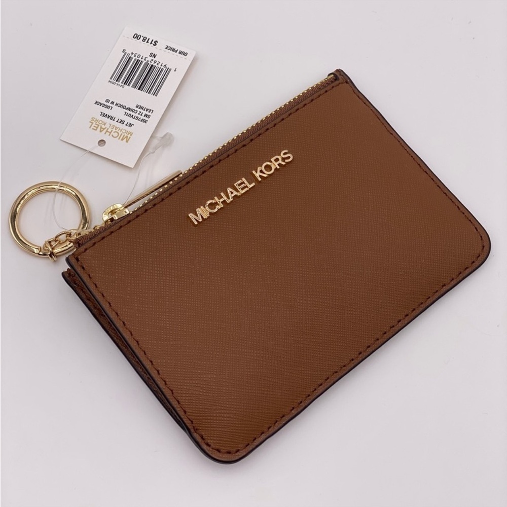 Michael Kors Small Coin Pouch Wallet Card Holder - Picture 3 of 6